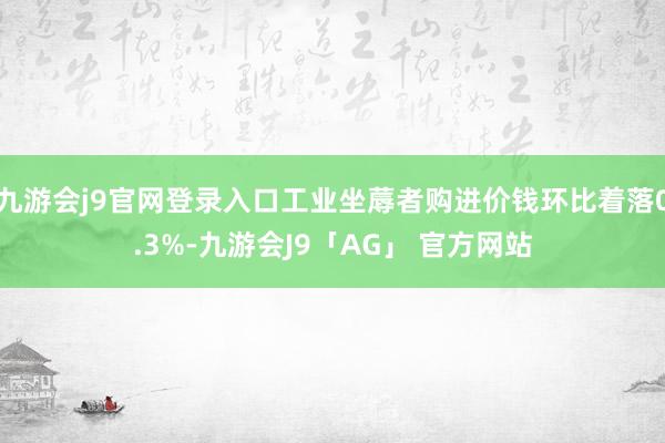 九游会j9官网登录入口工业坐蓐者购进价钱环比着落0.3%-九游会J9「AG」 官方网站