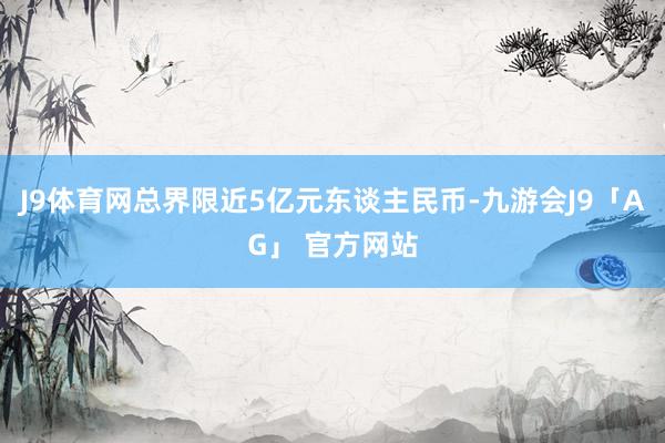 J9体育网总界限近5亿元东谈主民币-九游会J9「AG」 官方网站